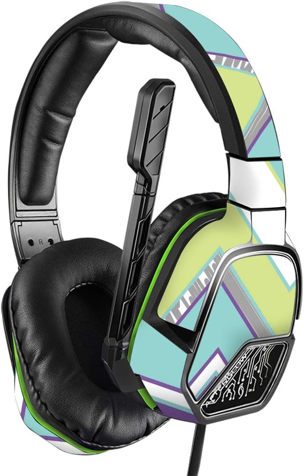 MightySkins Skin Compatible with PDP Xbox One Afterglow LVL 3 Headset - Pastel Chevron | Protective, Durable, and Unique Vinyl wrap Cover | Easy to Apply, Remove, and Change Styles | Made in The USA