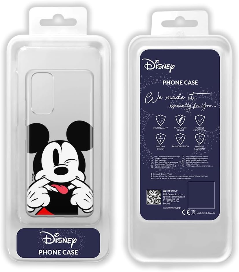 ERT GROUP Mobile Phone case for Xiaomi REDMI Note 11 4G/ 11S 4G Original and Officially Licensed Disney Pattern Mickey 052 optimally adapted to The Shape of The Mobile Phone, Partially Transparent