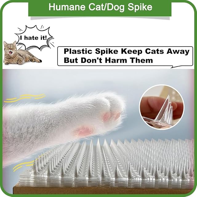 Foto 3 de 7 de Akfldms Paquete 10 Alfombrillas para Excrementos Gatos con Pinchos, Alfombrilla en Interiores