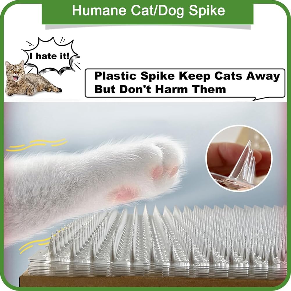10er-Pack Scat-Matten für Katzen mit Spikes, Katzenabwehrmatte Zur Abschreckung im Innenbereich, Trainingsunterlagen Halten Hunde und Katzen Von der Couch Fern