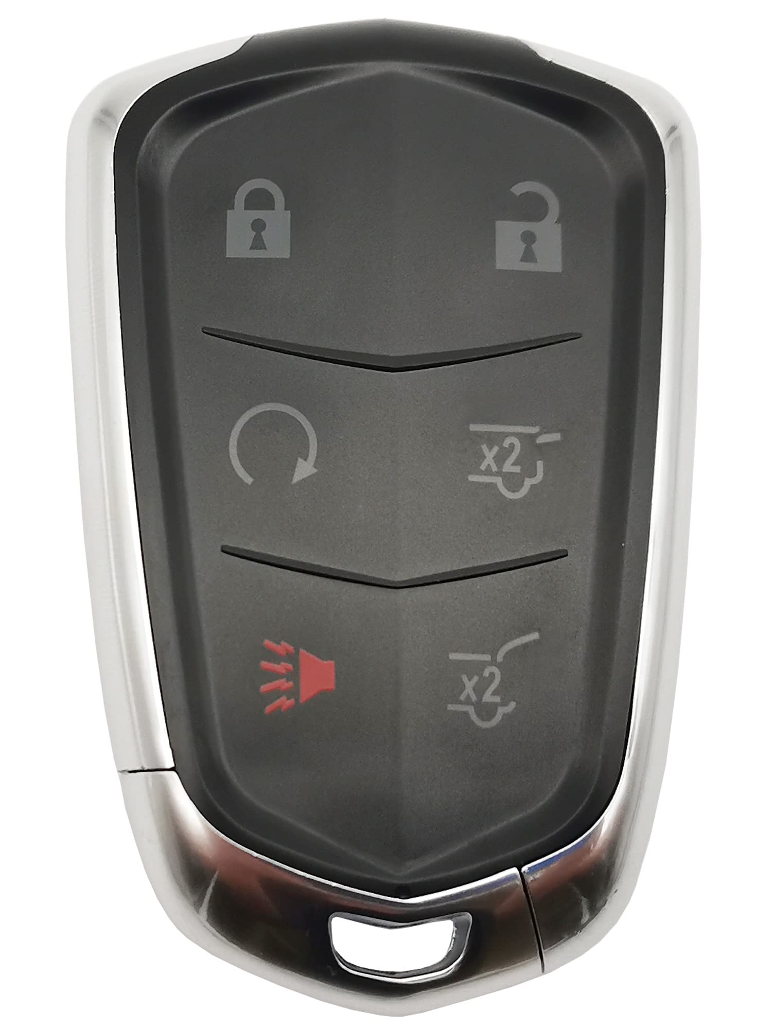 6 Buttons Replacement Key Fob Cover Case fit for 2015-2018 Cadillac Escalade ESV Smart Keyless Entry Key Fob Shell