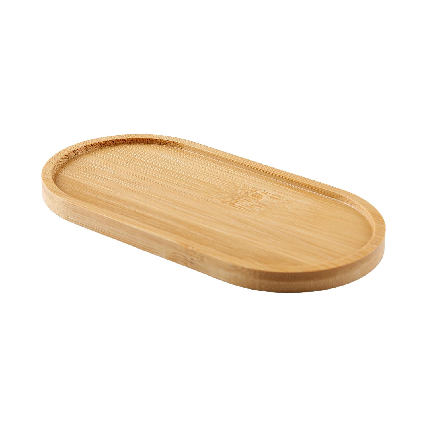 Tabanzhe Bamboo Soap Dishes Dispenser-Bathroom Tray Countertop Organizer Tray Kitchen Holders Dresser Jewelry Ring Dish for Candle Perfume Soap Shampoo Tea Fruit Snacks Dish