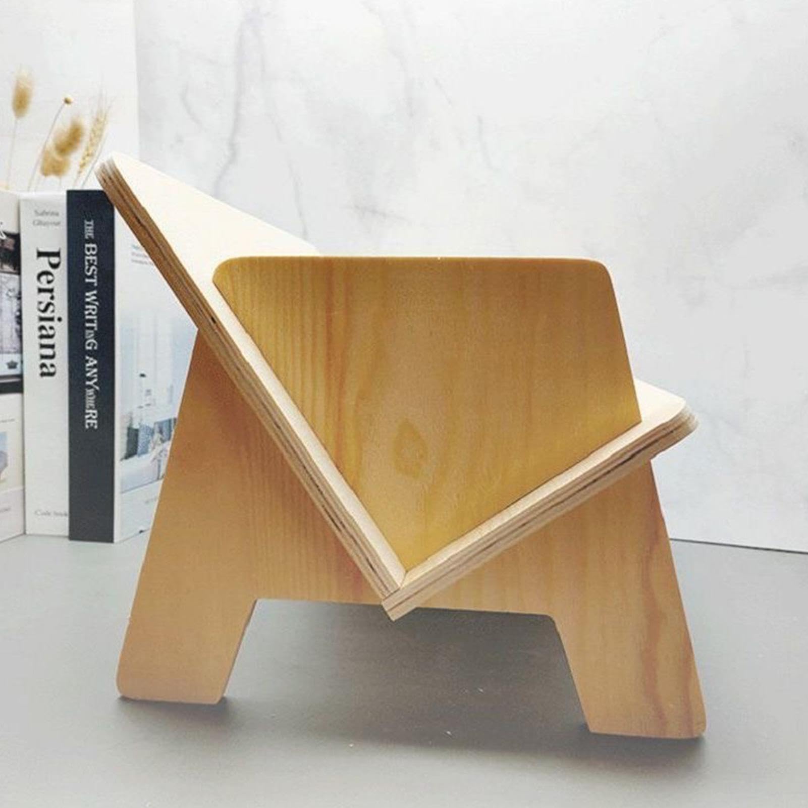 Libreria da tavolo in legno Compact Book nizer per scrivania Piccola libreria per libri CD Accessori da scrivania Soluzione salvaspazio per soggiorno camera da letto