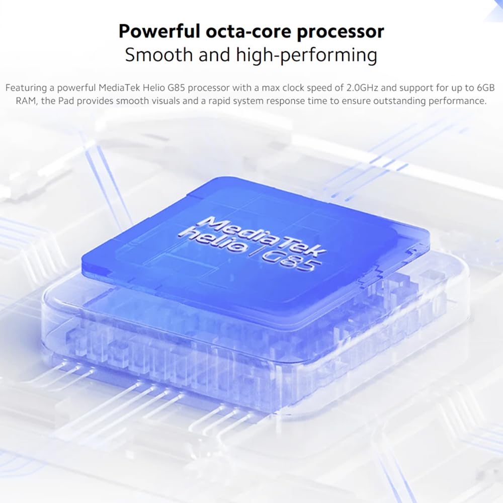 Xiaomi Redmi Pad SE 8,7" Tablet, MediaTek Helio G85, 6 Go RAM, 128 Go ROM, WiFi + Bluetooth 5.3, 6650 mAh Grau