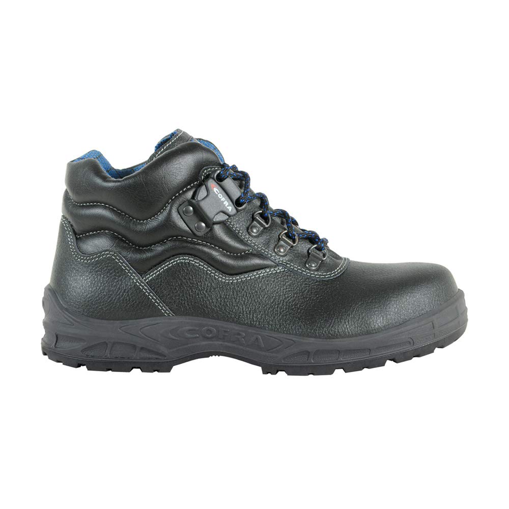 COFRA 12641-000.W46 ORVIETO - Botas de seguridad, S3 SRC, negro/azul claro, talla 46
