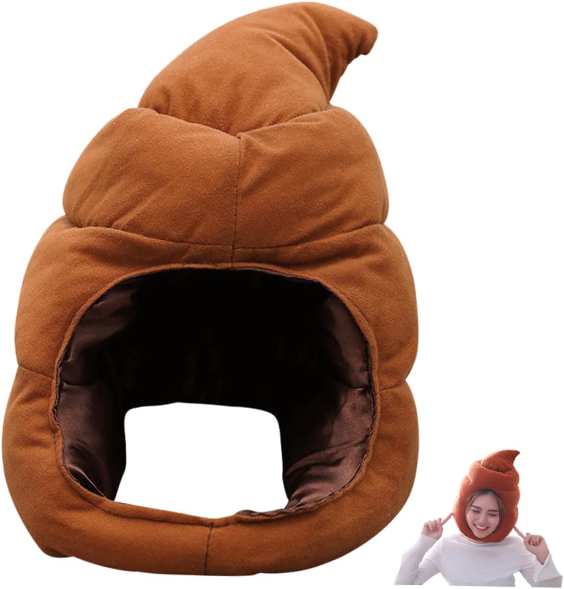 Didiseaon Carnival Poop Hat Party Decorative Head Cover Cosplay Hat for Adults Boys and Girls
