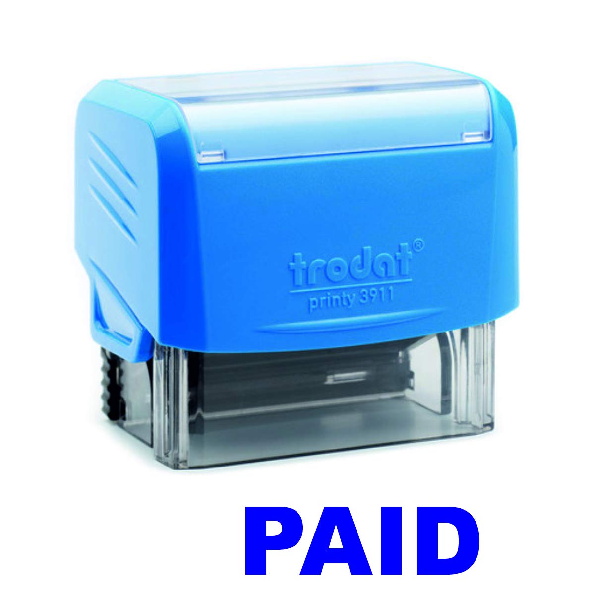 Printy Rubber Stamp by Mpress Paid Stamp Office Use Including Blue Ink