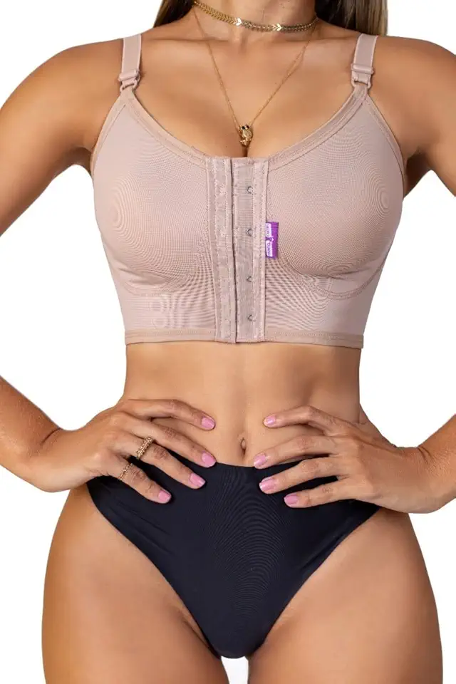Sutiã Pós Cirurgico Reforçado Pós Operatório de Silicone e Mamoplastia