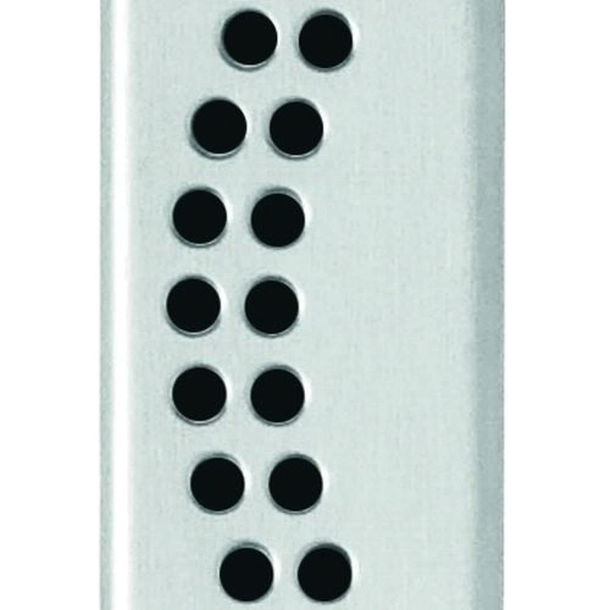 Canalina per doccia con griglia in acciaio inox/scarico doccia con griglia in acciaio inox da 550 mm fino a 950 mm per doccia, bagno e sauna (650 mm)