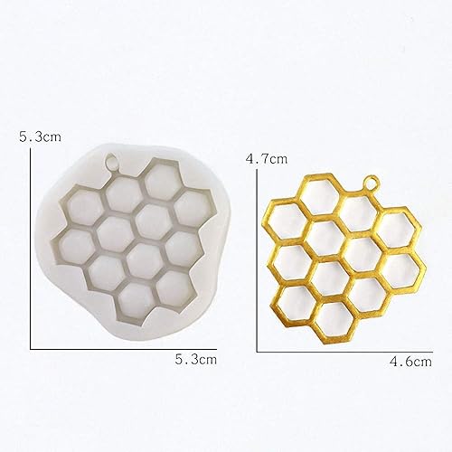 Miniatura 2 de 2 moldes de silicona para fondant de panal, colmena de abeja para decoración de pasteles, cupcakes, moldes de chocolate para dulces, hornear,