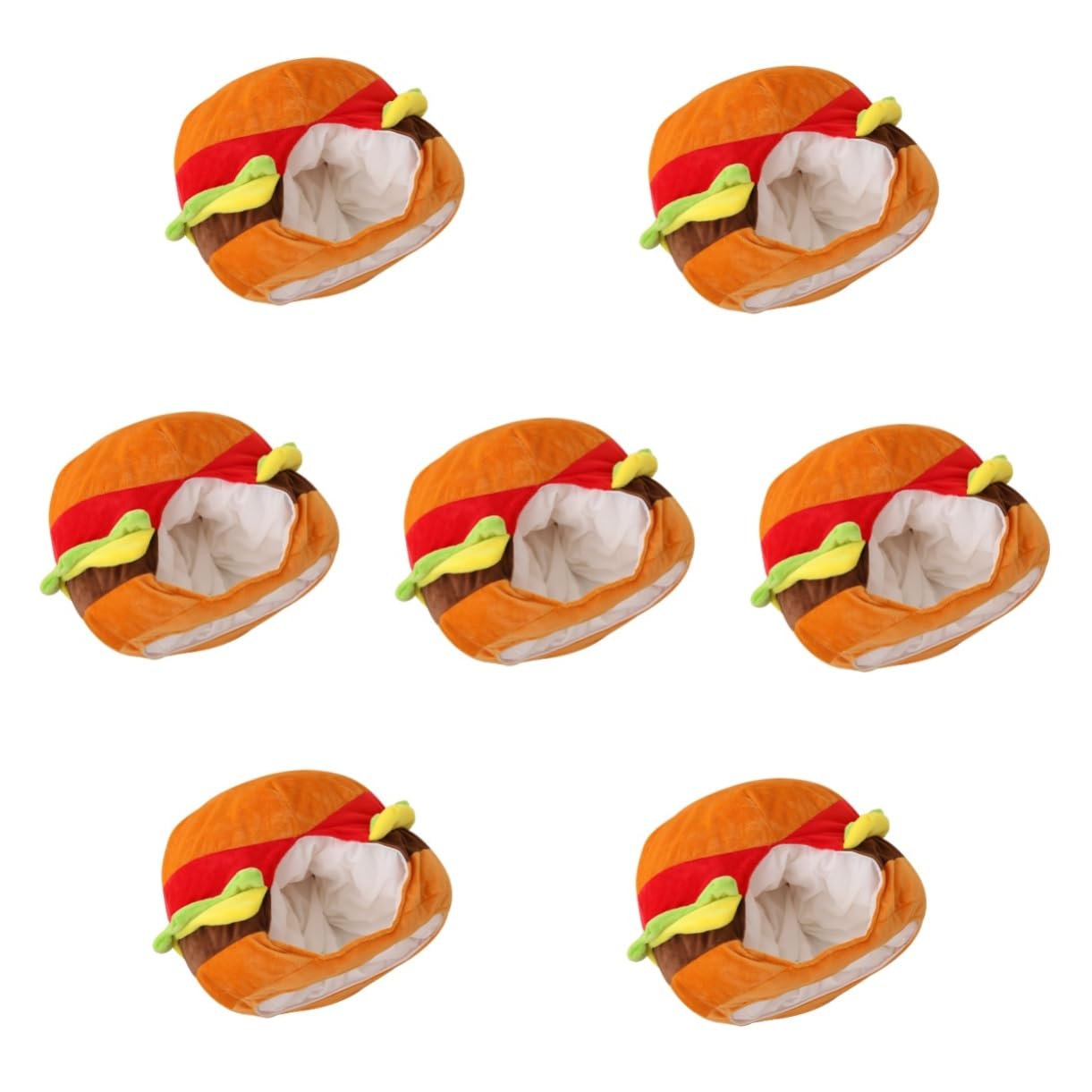SHERCHPRY sombrero de hamburguesa día tocado de carnaval caliente divertido sombrero de comida sombreros hat cotillones caps decoración de carnaval Accesorio para foto Felpa