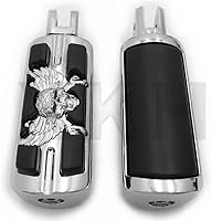 Vista 15 de SMT- Mini tablas de suelo cromadas con adaptadores compatibles con Harley 2018 y posteriores FXBB FXBR FXBRS FXLR [B07P6DJM8F]