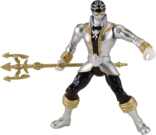 Miniatura 4 de Power Rangers Super Megaforce - Héroe de acción Silver Ranger de 5"