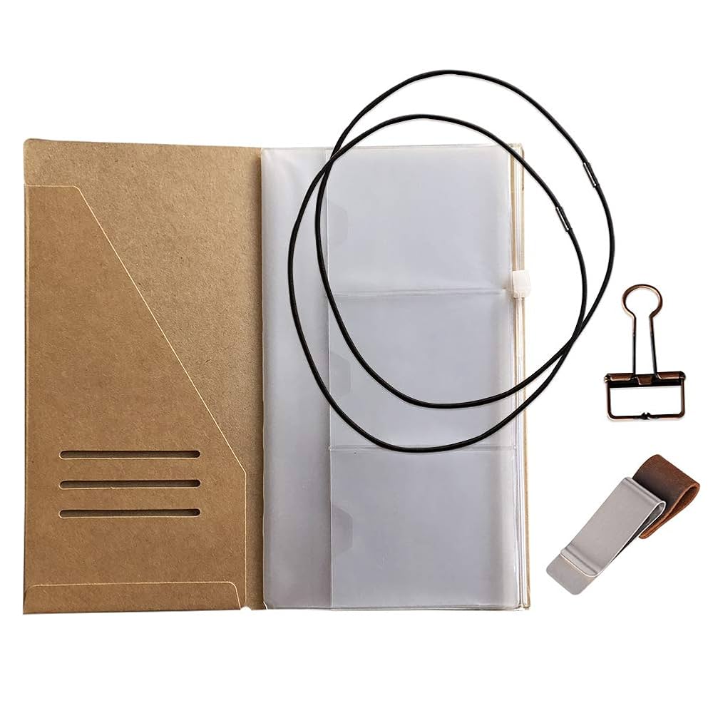 TRAVELER’S notebook set 2nd Edition Pen + Gear Traveler's Notebook Set, Mint - Walmart.com