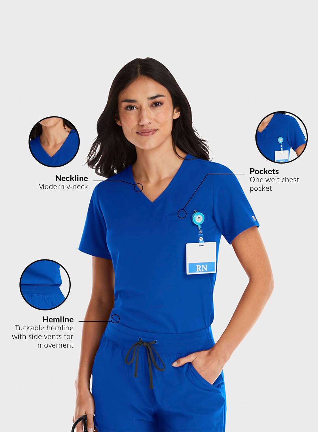 Maevn Matrix Impulse Women’s Tuckable V-Neck Top - Image 5