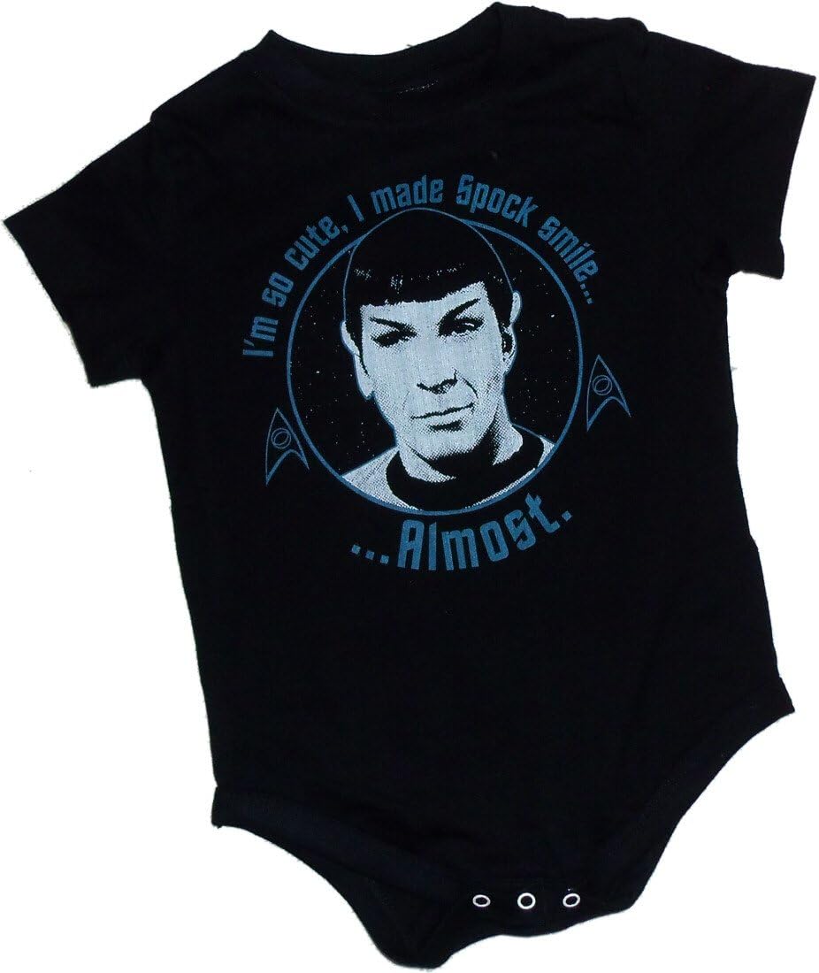 Star Trek I'm So Cute, I Made Spock Smile... Almost Infant One-Piece Snapsuit