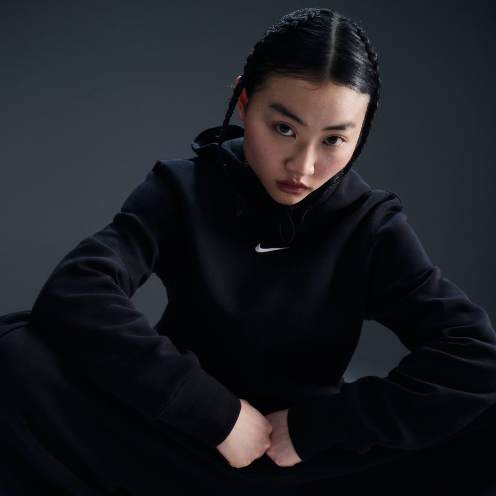 Nike W NSW Phnx FLC Std Po Hoodie Sudadera Mujer (Pack de 1)