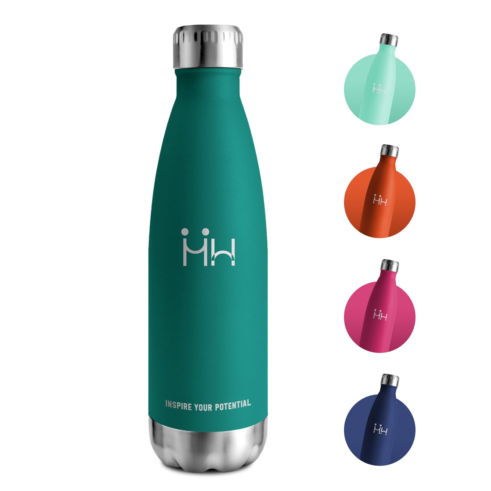 Botella Agua Termica 750ml, Botella Agua Acero Inoxidable sin BPA, Botella Termica con Doble Pared, Termo para Escuela, Oficina, Deporte — view 16