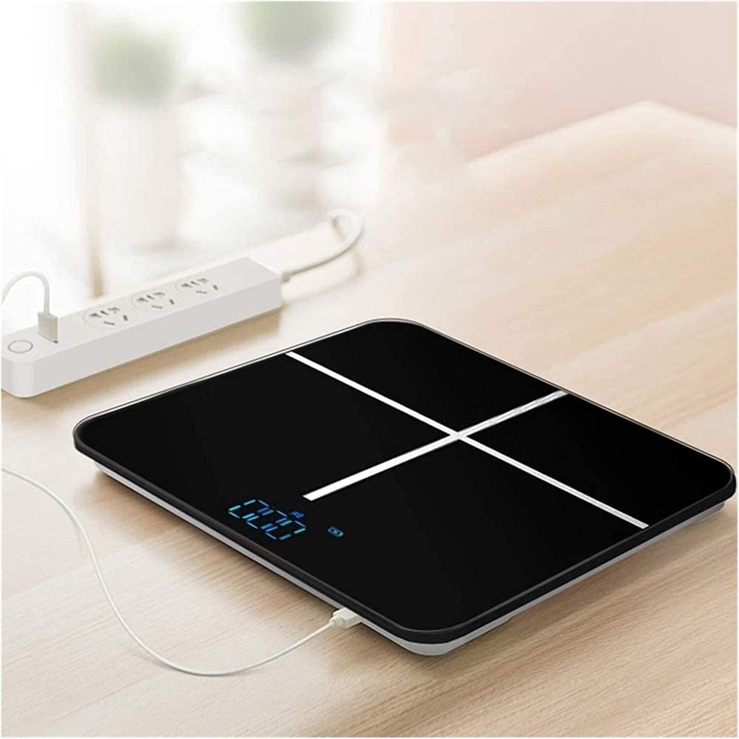Báscula De Baño Digital Báscula De Peso con Pantalla Digital Báscula De Baño Casera Báscula Electrónica Báscula De Grasa Corporal Control De Peso