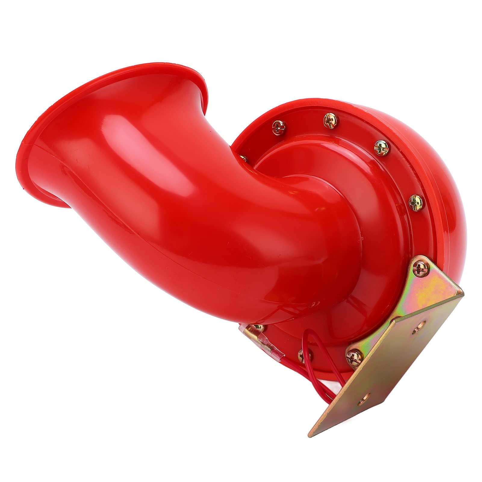 Clacson Per Auto, Clacson Ad Aria Rossa da 150 DB Corno di Toro Elettrico Suono di Mucca Corno di Metallo Impermeabile Tono Alto Basso Misura Universale Parti Elettroniche Alternative Per Auto