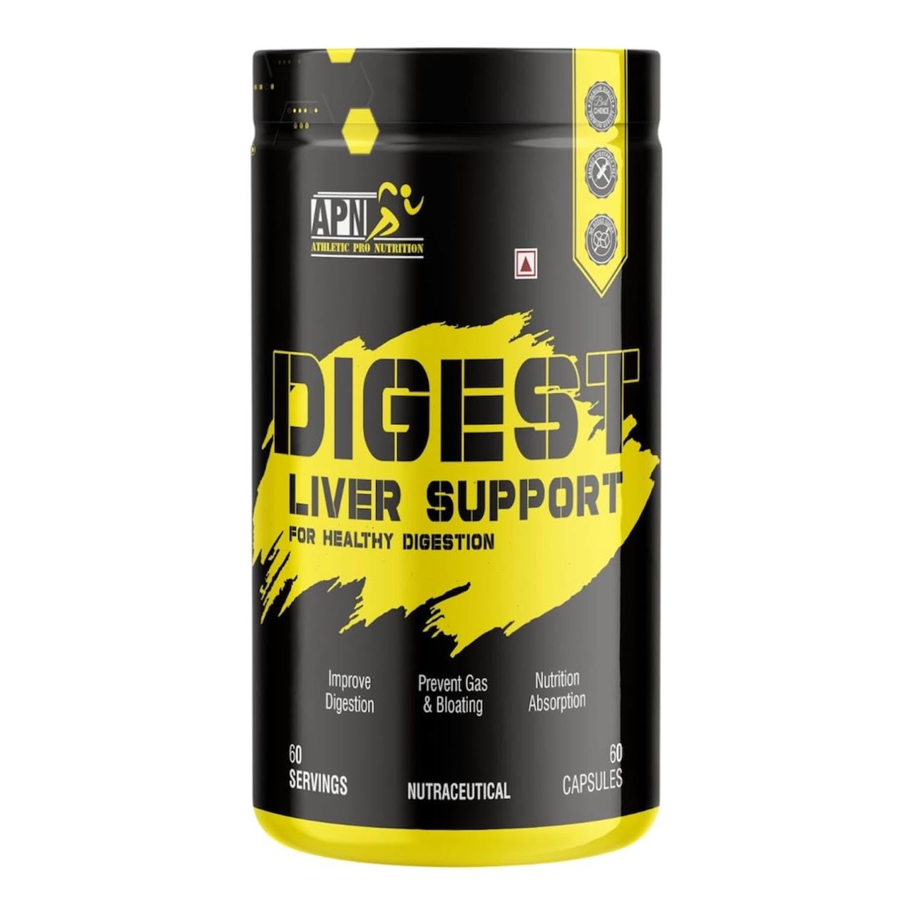 APN Digest Liver Support Capsules – Advanced Digestive Enzymes & Liver Detox Formula | Supports Gut Health, Reduces Bloating & Gas | Improves Nutrient Absorption | 60 Capsules-image-19