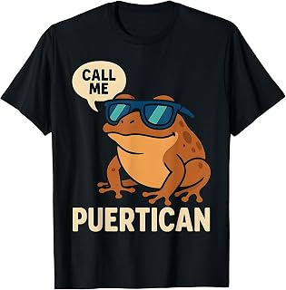Call Me Puertican Funny Coqui Frog Puerto Rican Shirt T-Shirt