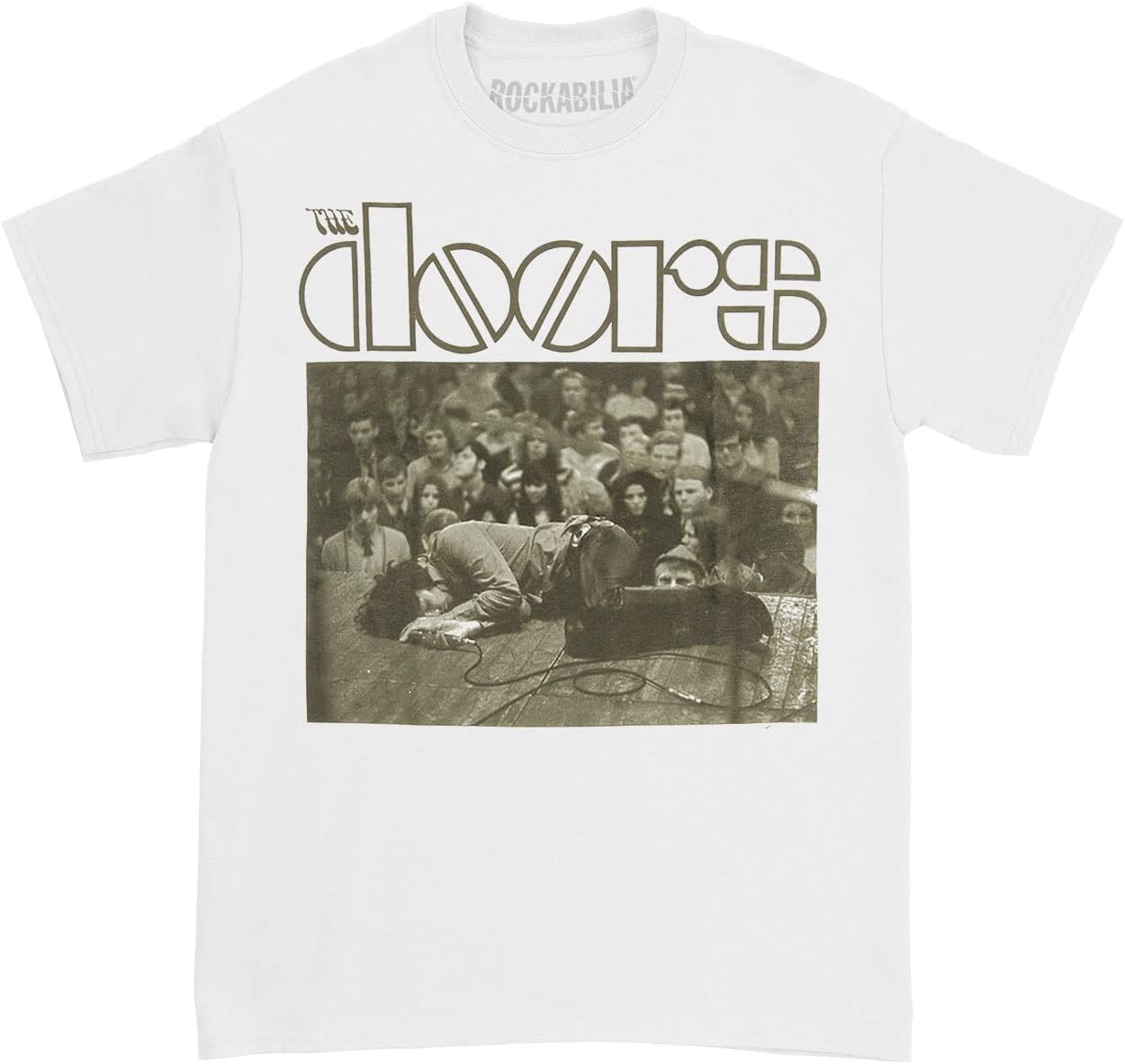 Doors Men's Jim Floored T-Shirt White