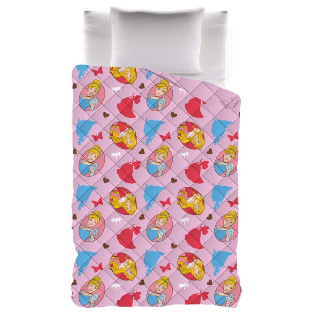 Trapuntino Barbie Letto Singolo 170x250cm - Copriletto Imbottito, Micropoliestere, Design Barbie - Foto 5
