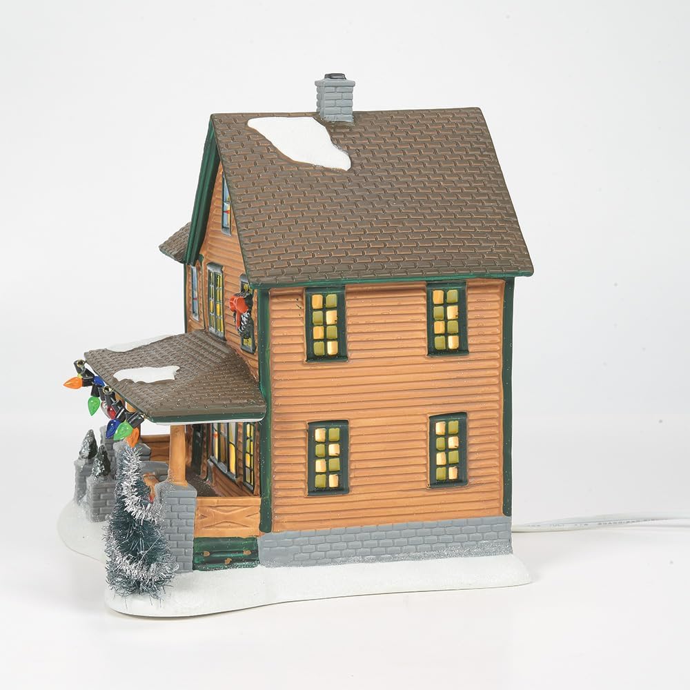 Department 56 a Christmas Story Village Ralphie's House, Lit House, 7.24-Inch (4029245)