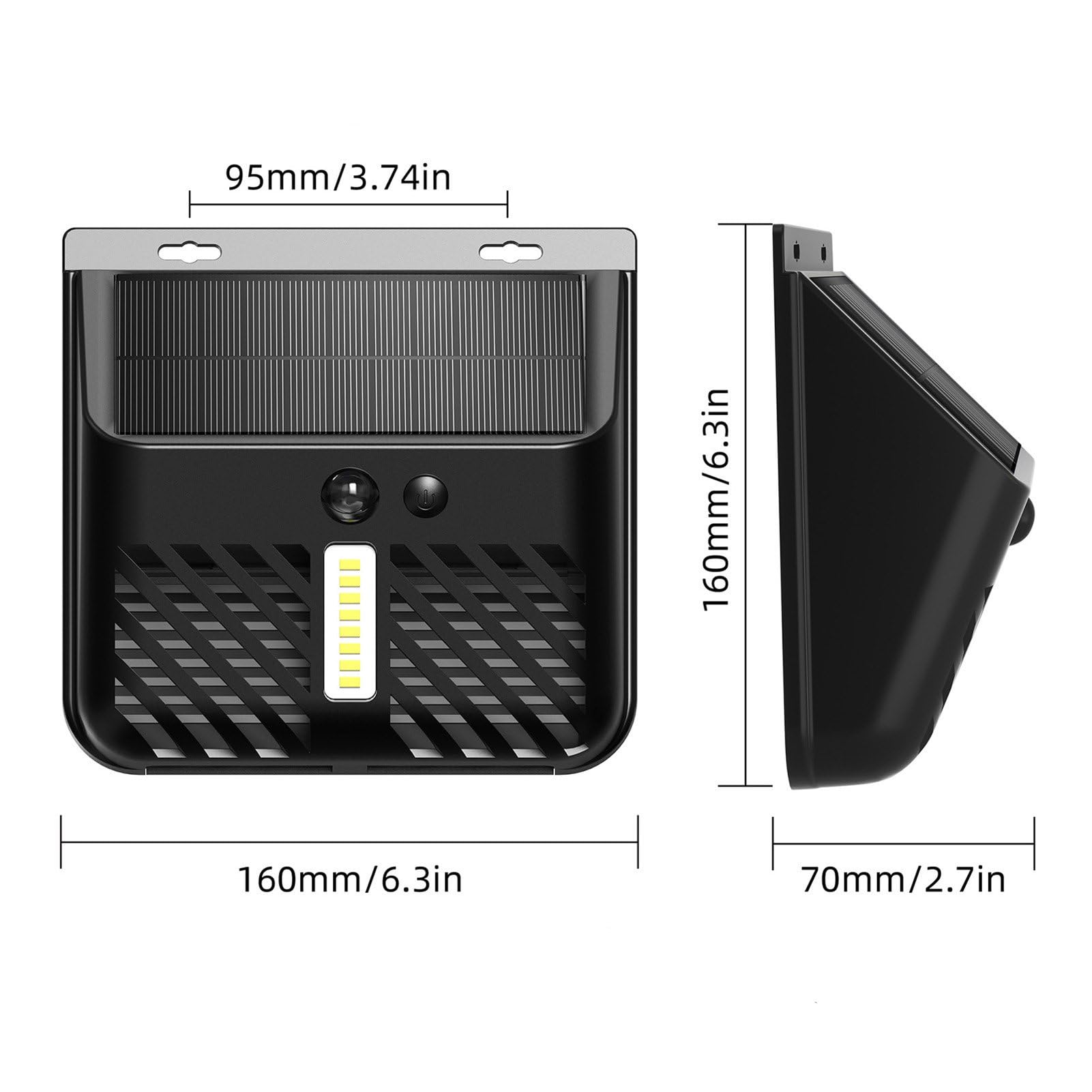 LITVERSE Solar Floodlight with Built-in Bug Zapper | UV 365–395nm Mosquito Killer Lamp | Waterproof Outdoor Solar Light with Motion Sensor | Auto On/Off | Garden, Balcony, Patio Protection 4