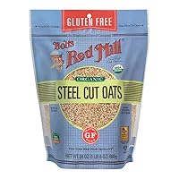 Vista 1 de Bob's Red Mill Avena cortada de acero orgánico sin gluten, 24 onzas