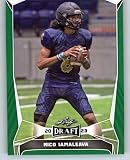 2023 Leaf Draft Green #27 Nico Iamaleava Tennessee Volunteers RC Rookie Football Trading Card