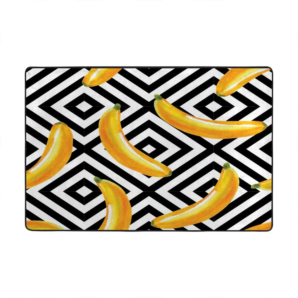 Grand tapis de sol antidérapant lavable en machine pour une décoration de cuisine