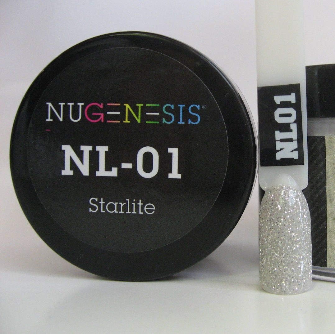 NuGenesis Nail Dipping Powder Color 1.5oz/43g Jar - (NL17 PEEK A Boo)
