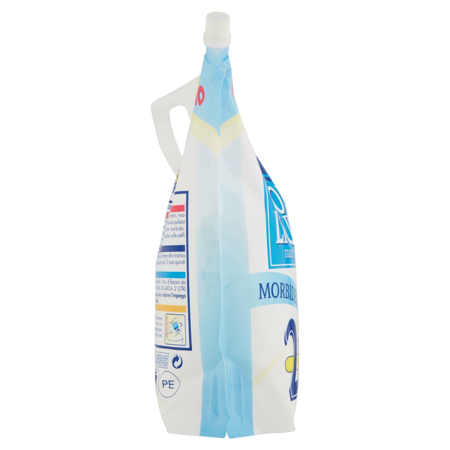 Milmil Sapone Liquido Neutro, Ricarica Universale Maxirisparmio, Dermatologicamente Testato con Antibatterico Naturale - 2000 ML