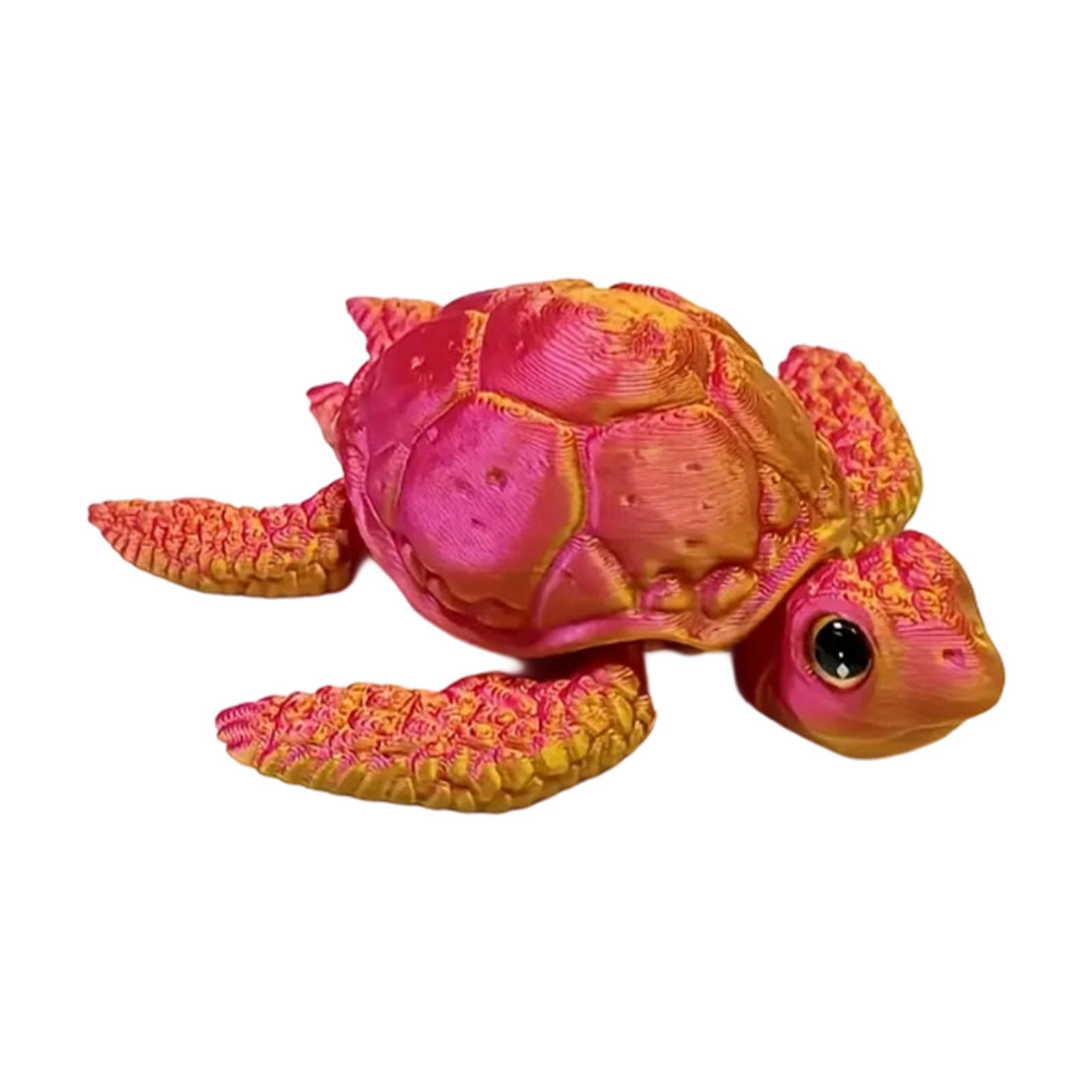 Shurhome 3D Printed Sea Turtle, Flexible Joint Articulated Fidgets Toy Realistic Turtles Statue Ornament Home Decors Figurines Statues