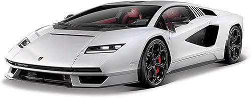 Maisto 1:18 Escala Dei-cast Lamborghini Countach LPI 800-4 Color Blanco Edición Especial