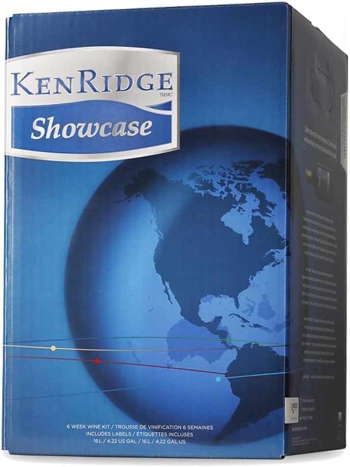 Kenridge Showcase 16 Litre French Merlot 30 Bottle Home Brew Wine Kit Home & Kitchen