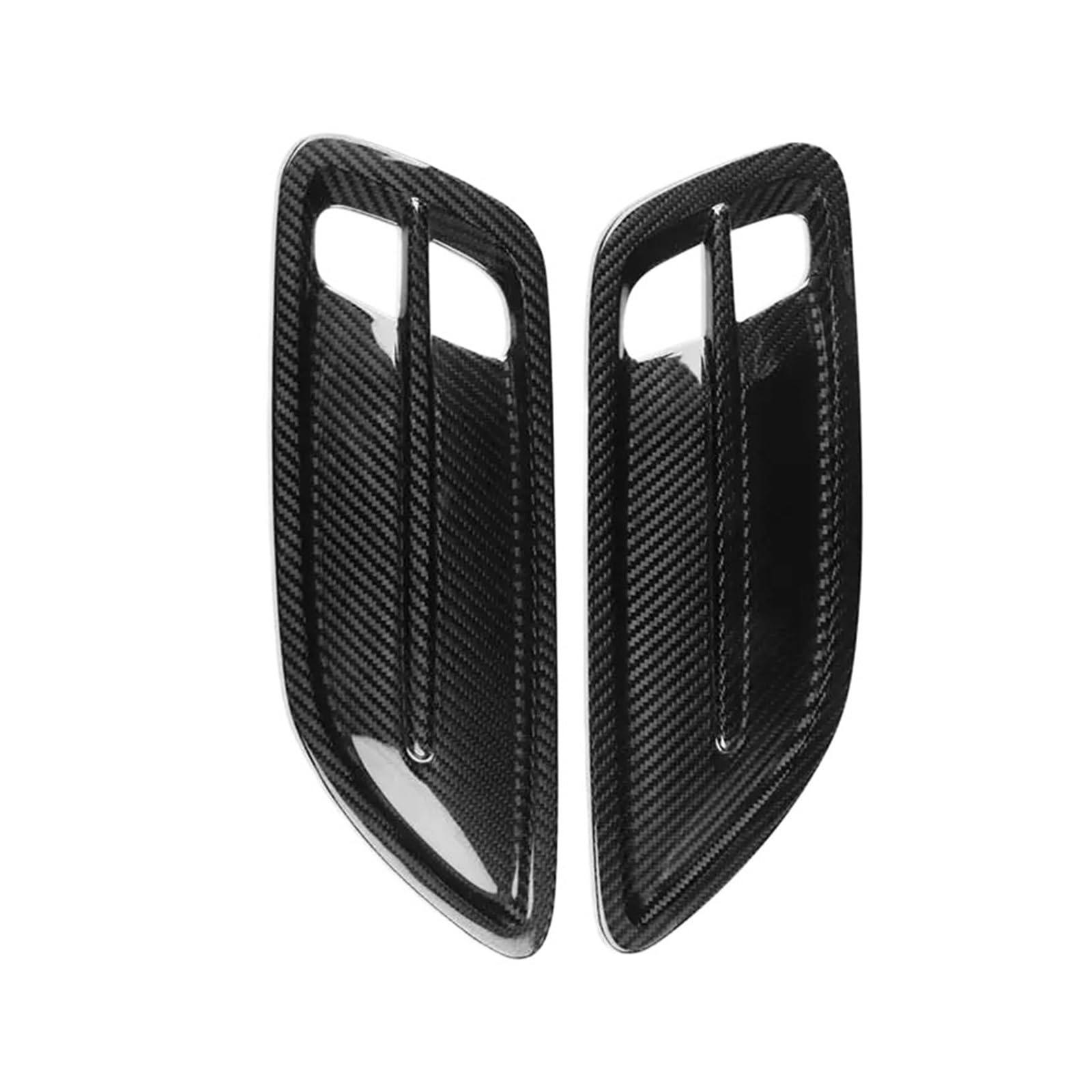 Carbon Fiber Compatible with Kia Stinger GT 2018-2024 Engine Air Flow Intake Hood Scoop Turbo Bonnet Vent Cover Trim Accessories