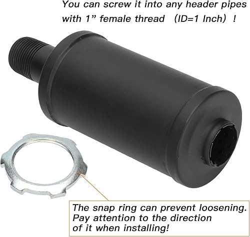 Miniatura 15 de FVRITO Silenciador de escape para Predator 212cc 196cc 420cc CT200u CT200u-ex BT200x CC100x CT100u Massimo Baja MB200 Mini Bike Go Kart KT196 GX160