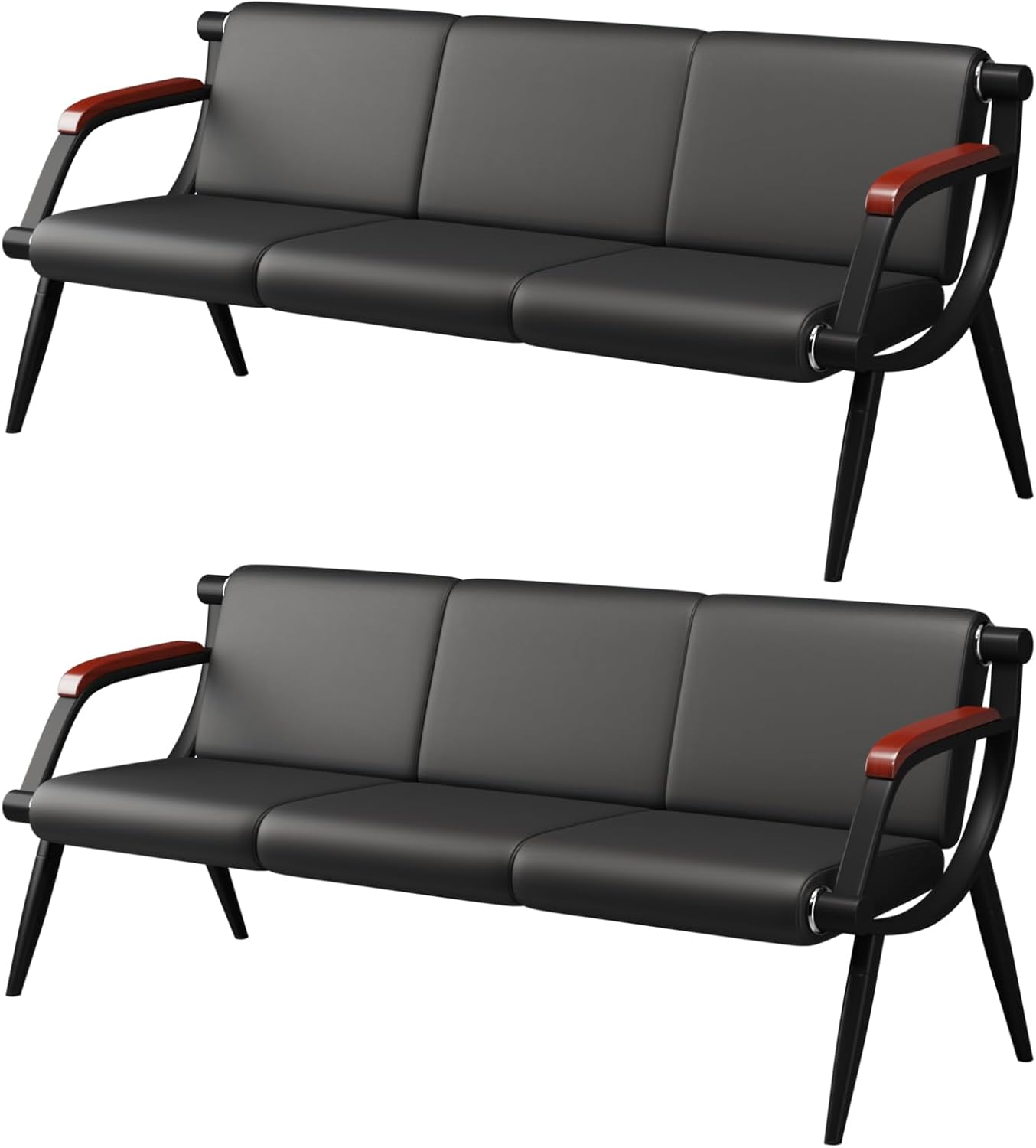 TriAxis Comfort Seat – Three Seat Reception Bench with Padded Support