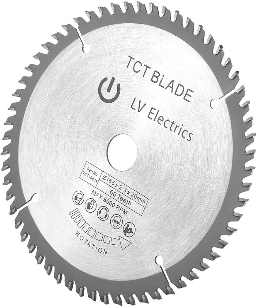 電動 チップソー 切断機 刃径 165mm  工具 丸 ノコギリ のこぎり Amazon | 165mm 木工用チップソー 丸のこぎり 165*20*2.3mm 60歯 丸鋸