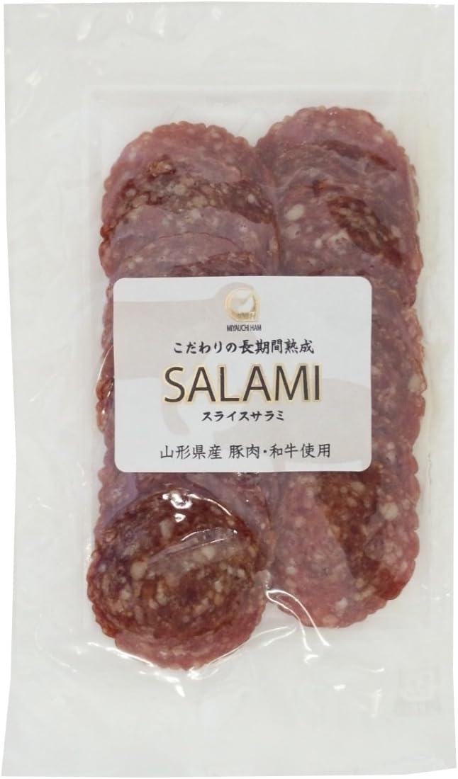 Miyauchi ham salami sausage (sliced) 90g