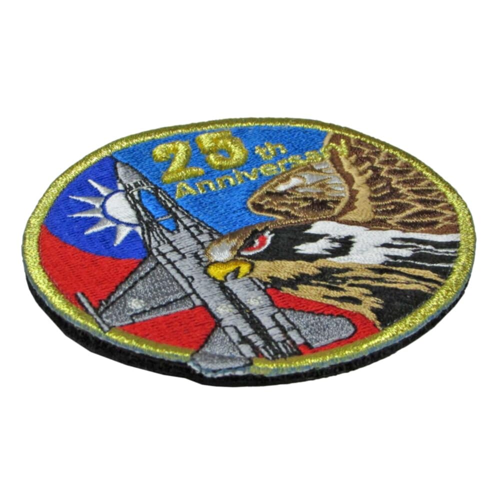 Amazon.co.jp: 台湾 ワッペン 台湾空軍 F-16 就役 25周年記念
