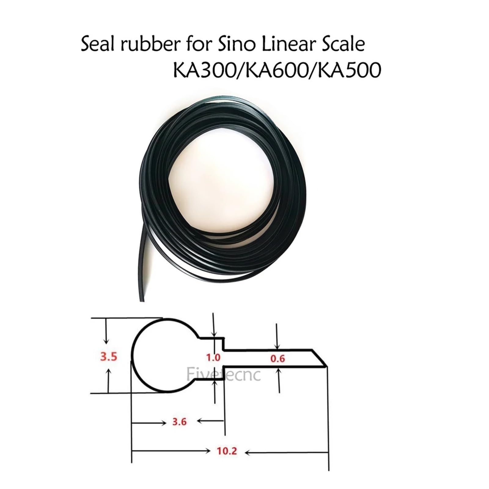 Digital Linear Scale Accurate 1 Meter Linear Scale Rubber Grating Ruler Electronic Sealed Dustproof Rubber For KA300 KA600 KA500 Encoder for Milling Machines Lathes,Mounting Accessories