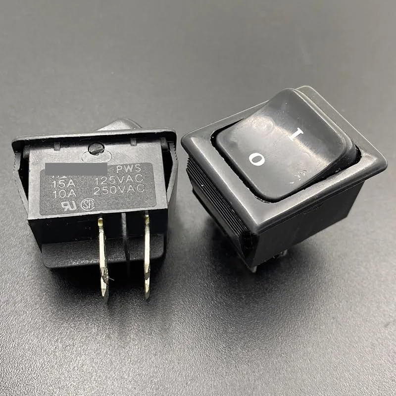 Interrupteur KCD4 10A250V à bascule robuste avec contacts cuivre argenté - 2