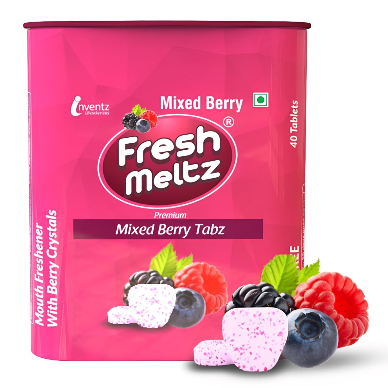 FreshMeltz Tabz Cool Mint Sugar Free Mouth Freshener Tablets with Premium Cooling Crystals – Instant Fresh Breath Mints – 40 Tablets - MultiPack (Pack of 2)-image-11