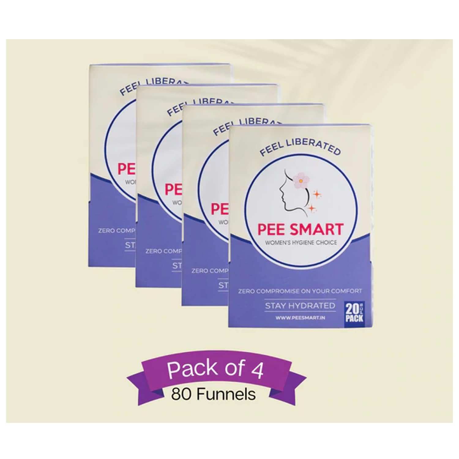 PEE SMART Stand and Pee | Pocket Sized Urination Device for Women | Disposable Female Urination Device | Foldable, Pocket Friendly, Outdoors | (Pack of 4)-80 Pieces (B0CKZ5CRPS) Amazon Price History, Amazon Price Tracker