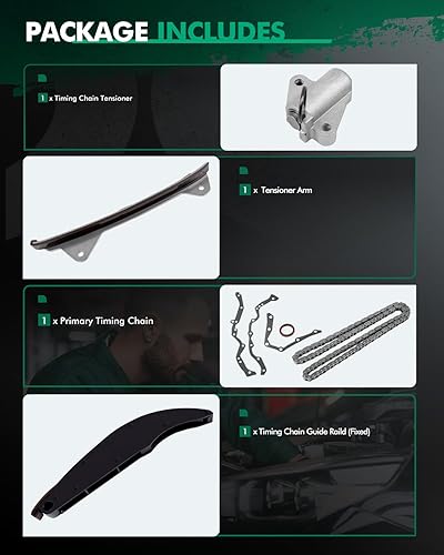 Miniatura 2 de SCITOO Kit de cadena de distribución para Hyundai 2011-2016 para Kia Elantra GT Elantra Soul 1.8L 2.0L