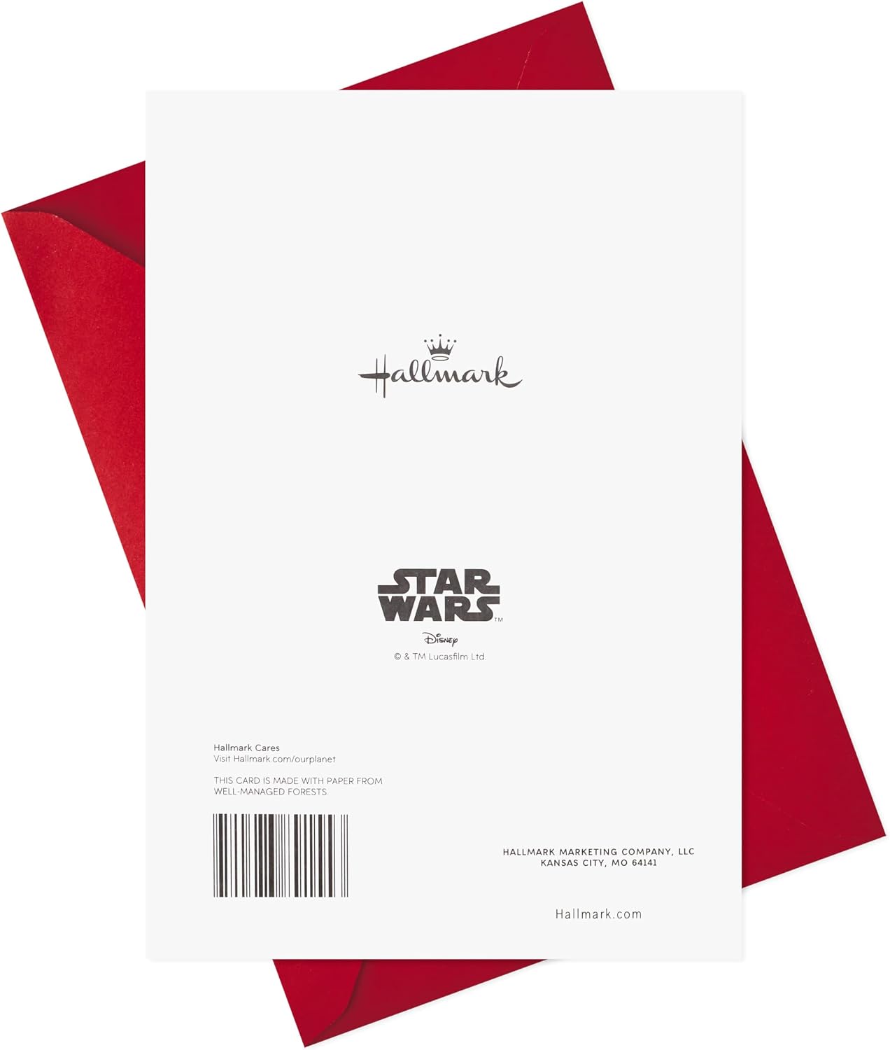 Hallmark Valentine's Day Card (Star Wars R2-D2 and Hearts)